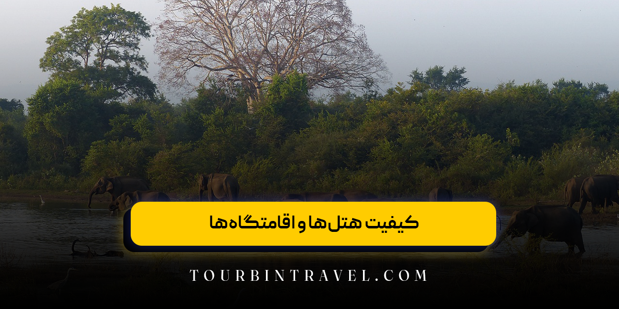  کیفیت هتل‌ها و اقامتگاه‌ها